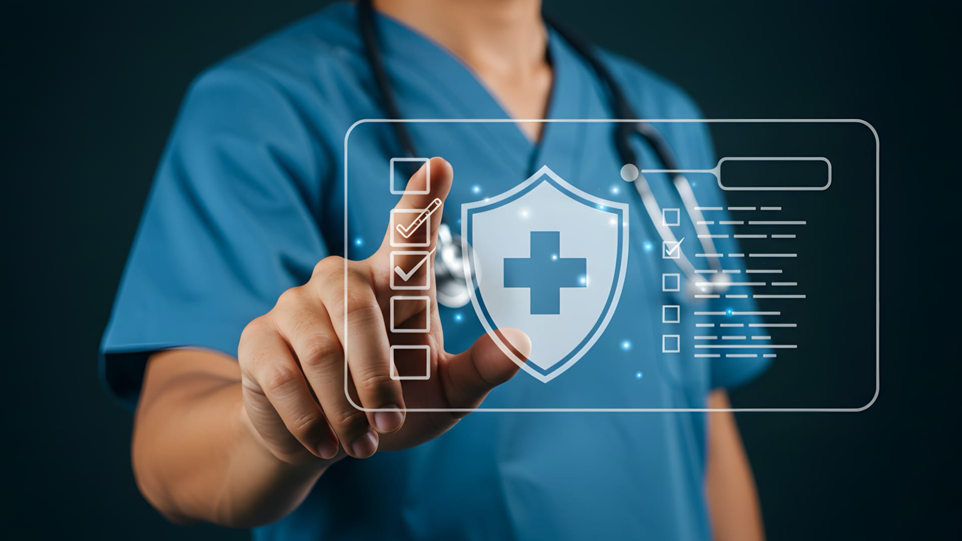 Therapist in session focusing on patient care